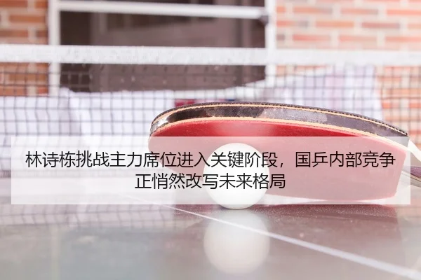 林诗栋挑战主力席位进入关键阶段，国乒内部竞争正悄然改写未来格局